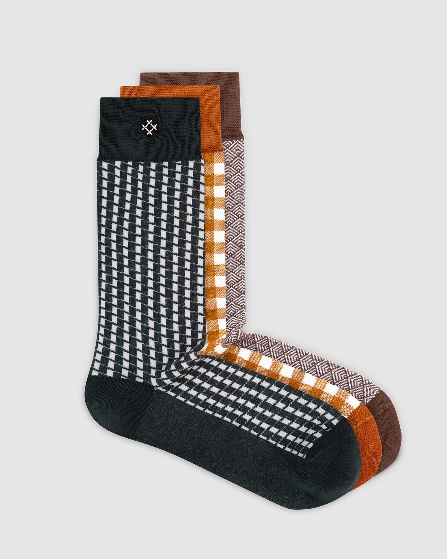 Atmosphere 3 Pack Crew Socks: Gromit, Gil, Elroy