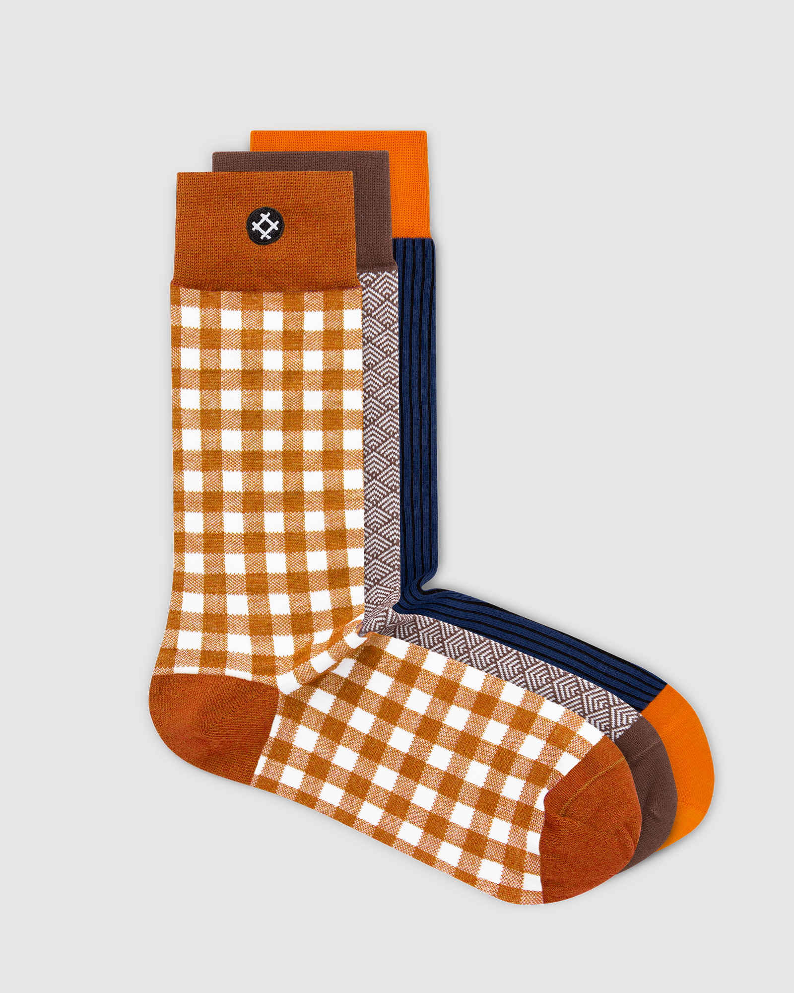 Ceremony 3 Pack Crew Socks: Gil, Elroy, Buster
