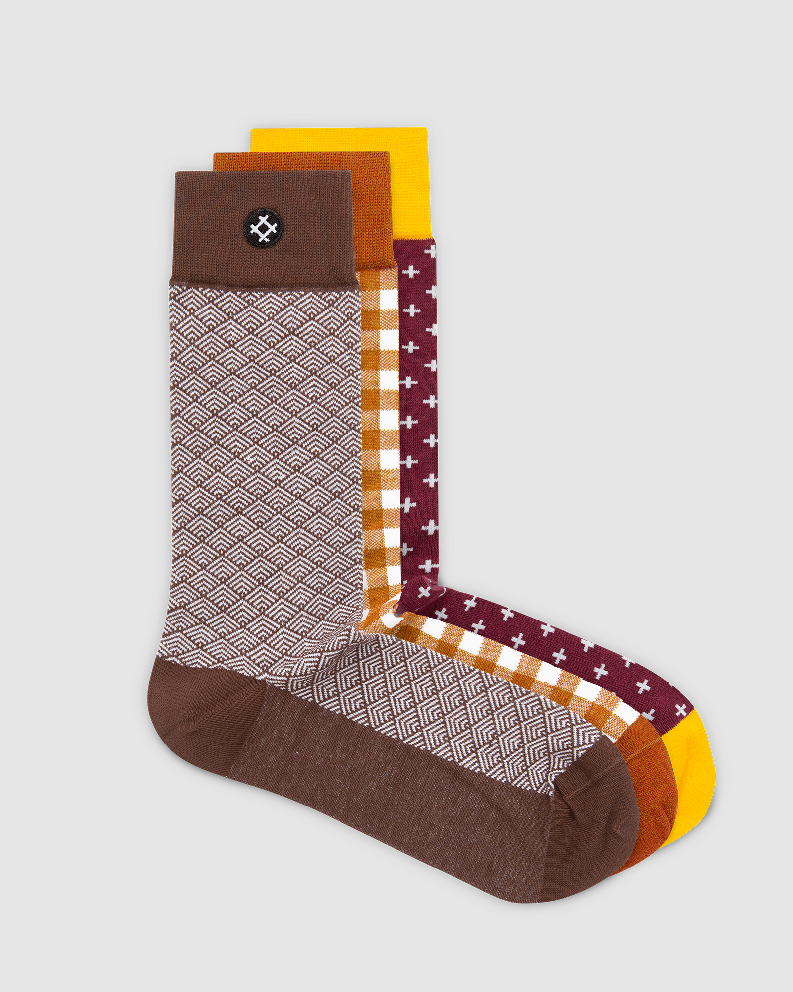 Wires 3 Pack Crew Socks — Elroy, Gil, Huey