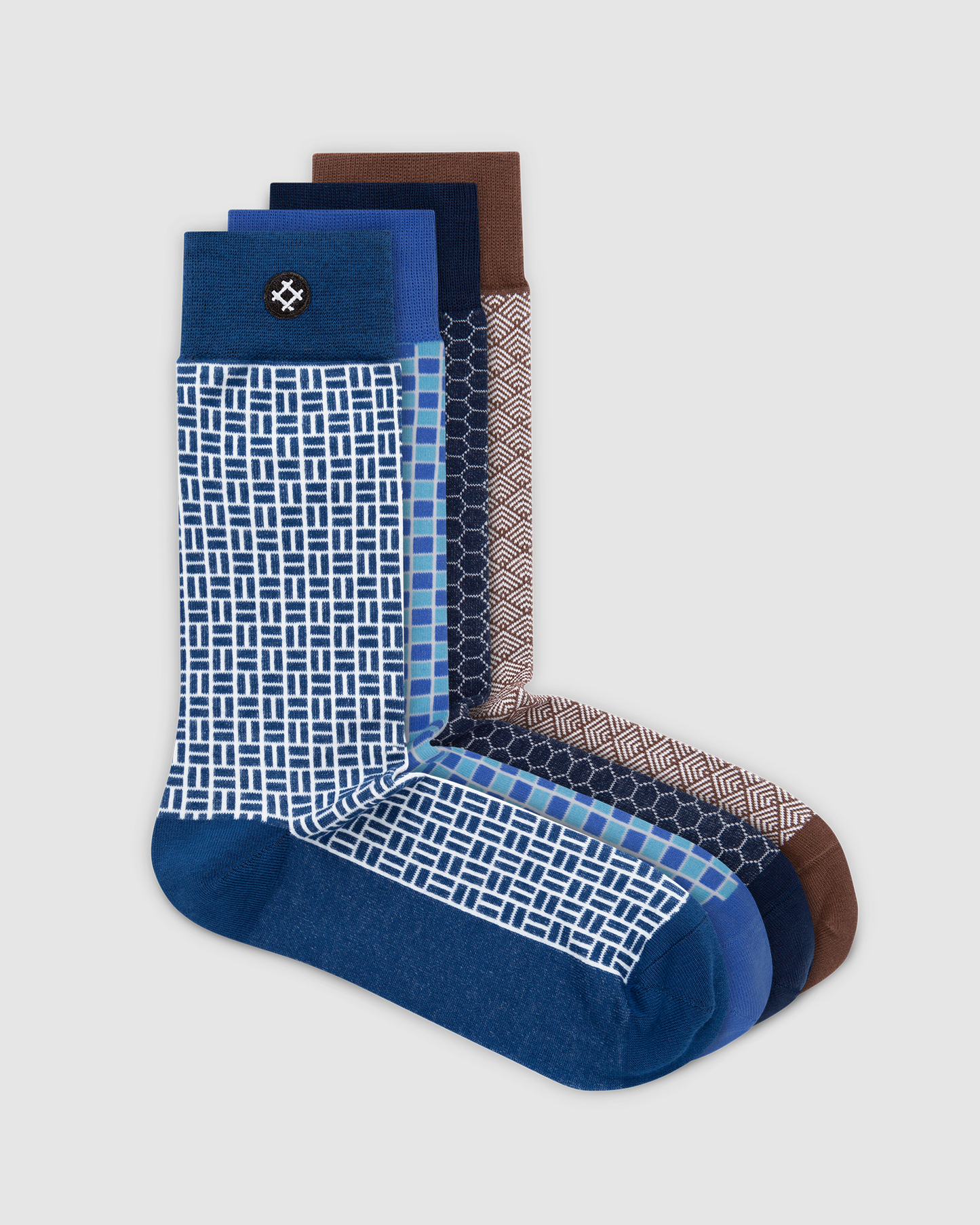 Lovesong 4 Pack Crew Socks: Sir Boris, Mojo, Superfly, Elroy