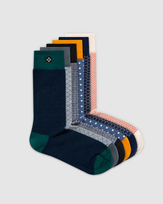 Crawl 6 Pack Crew Socks