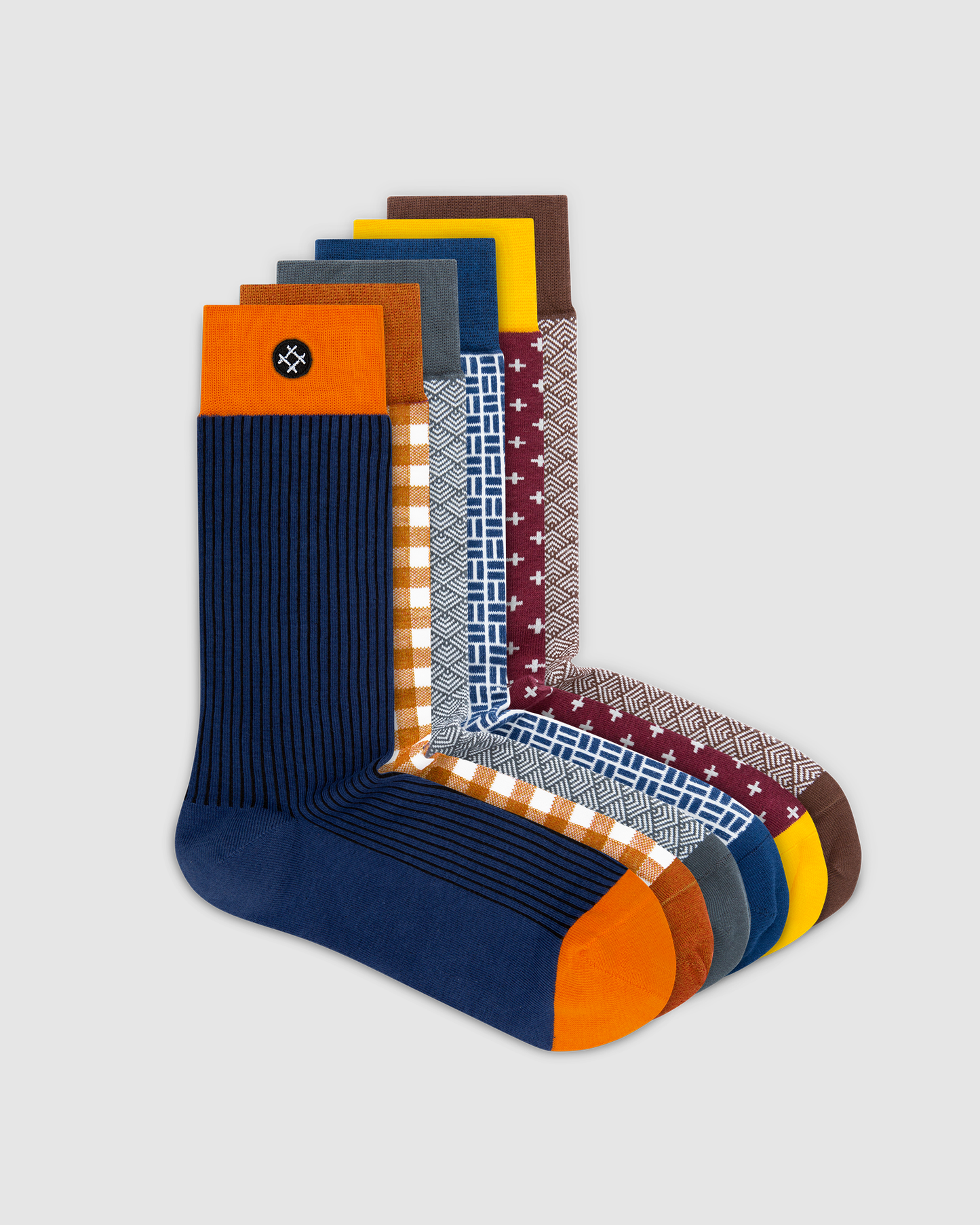 Glory 6 Pack Crew Socks: Buster, Gil, Astro, Sir Boris, Huey, Elroy