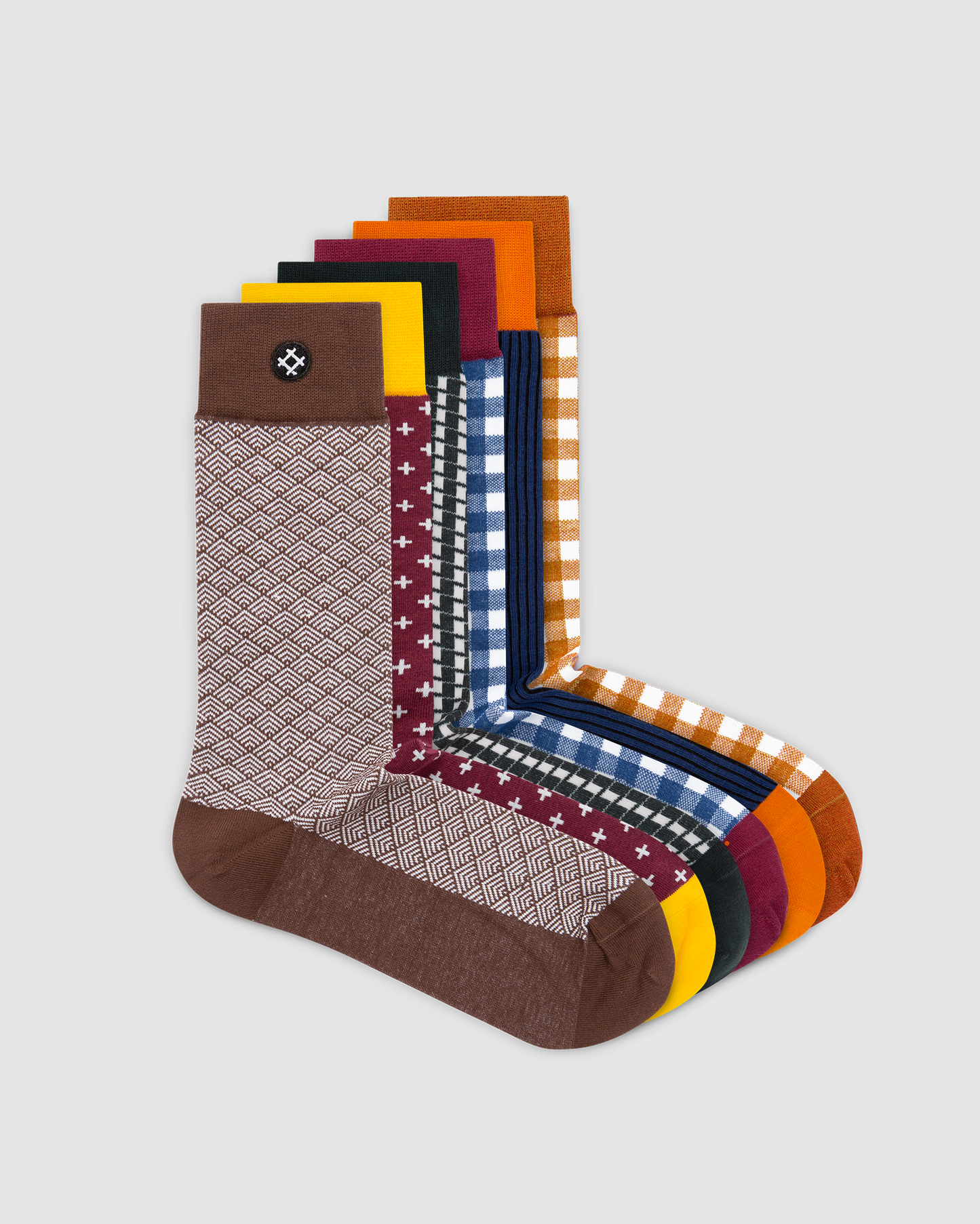 Odyssey 6 Pack Crew Socks: Elroy, Huey, Gromit, Phil, Buster, Gil