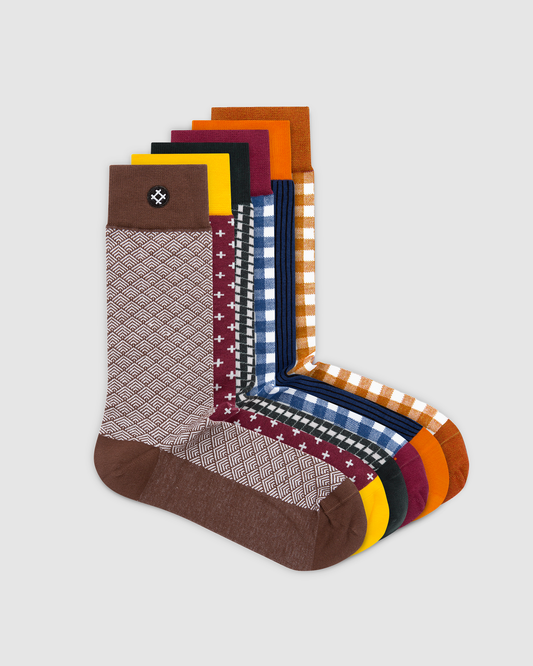 Odyssey 6 Pack Crew Socks: Elroy, Huey, Gromit, Phil, Buster, Gil