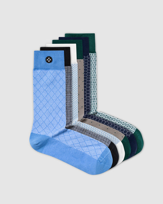 Subterranean 6 Pack Crew Socks