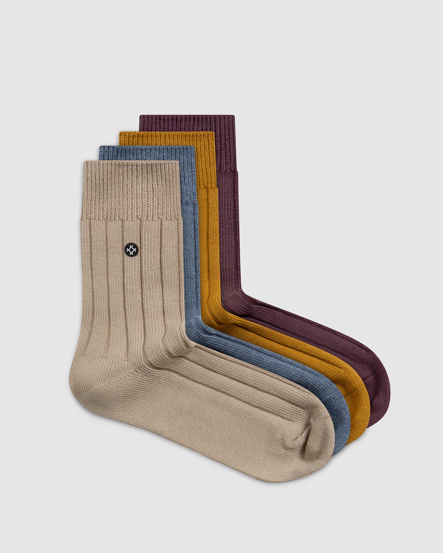 Medow 4 Pack Quarter Socks