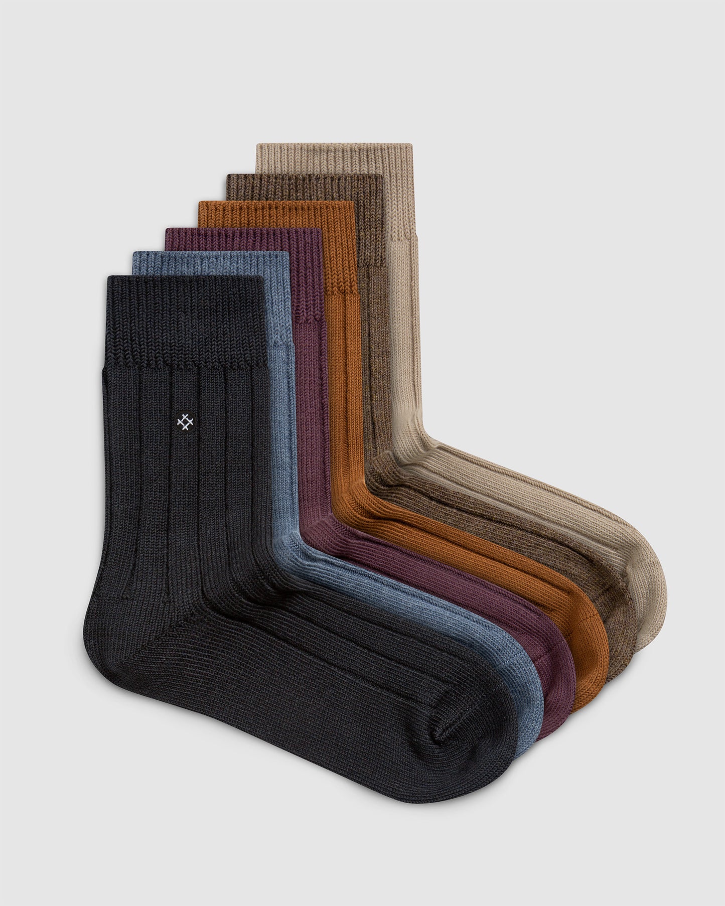 Marjorie 6 Pack Quarter Socks