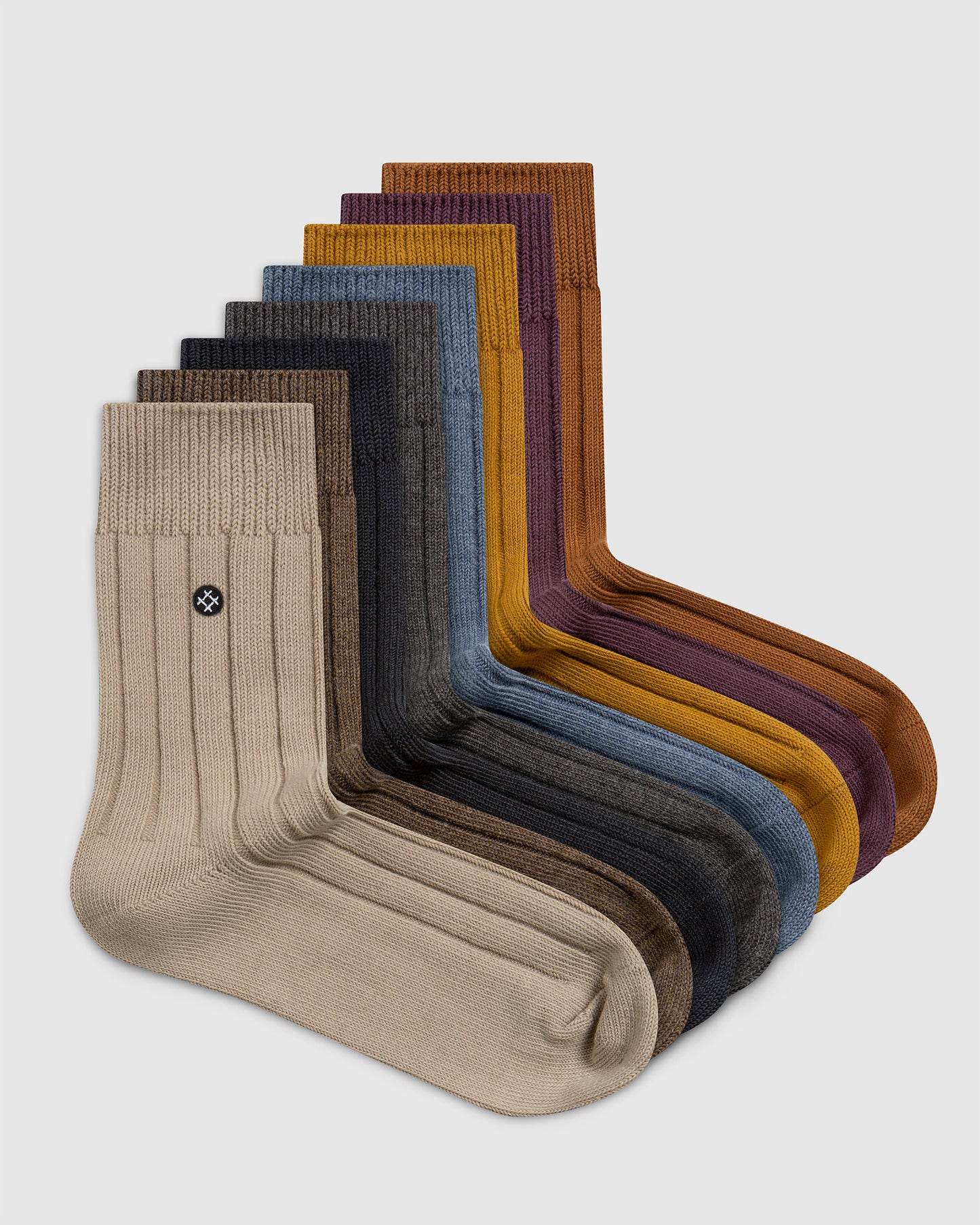 Gertrude 8 Pack Quarter Socks