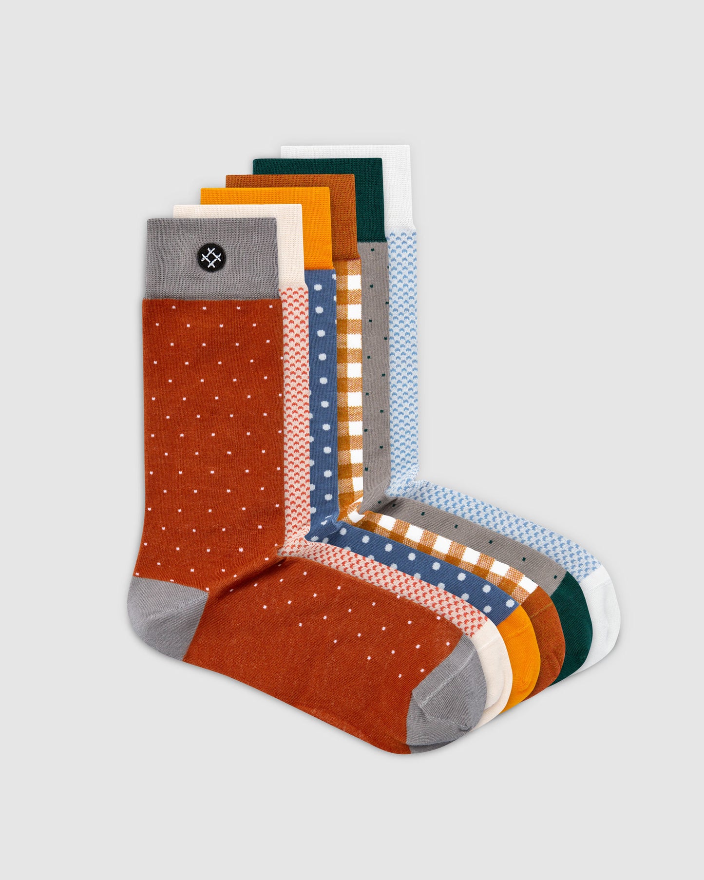 Closer 6 Pack Crew Socks