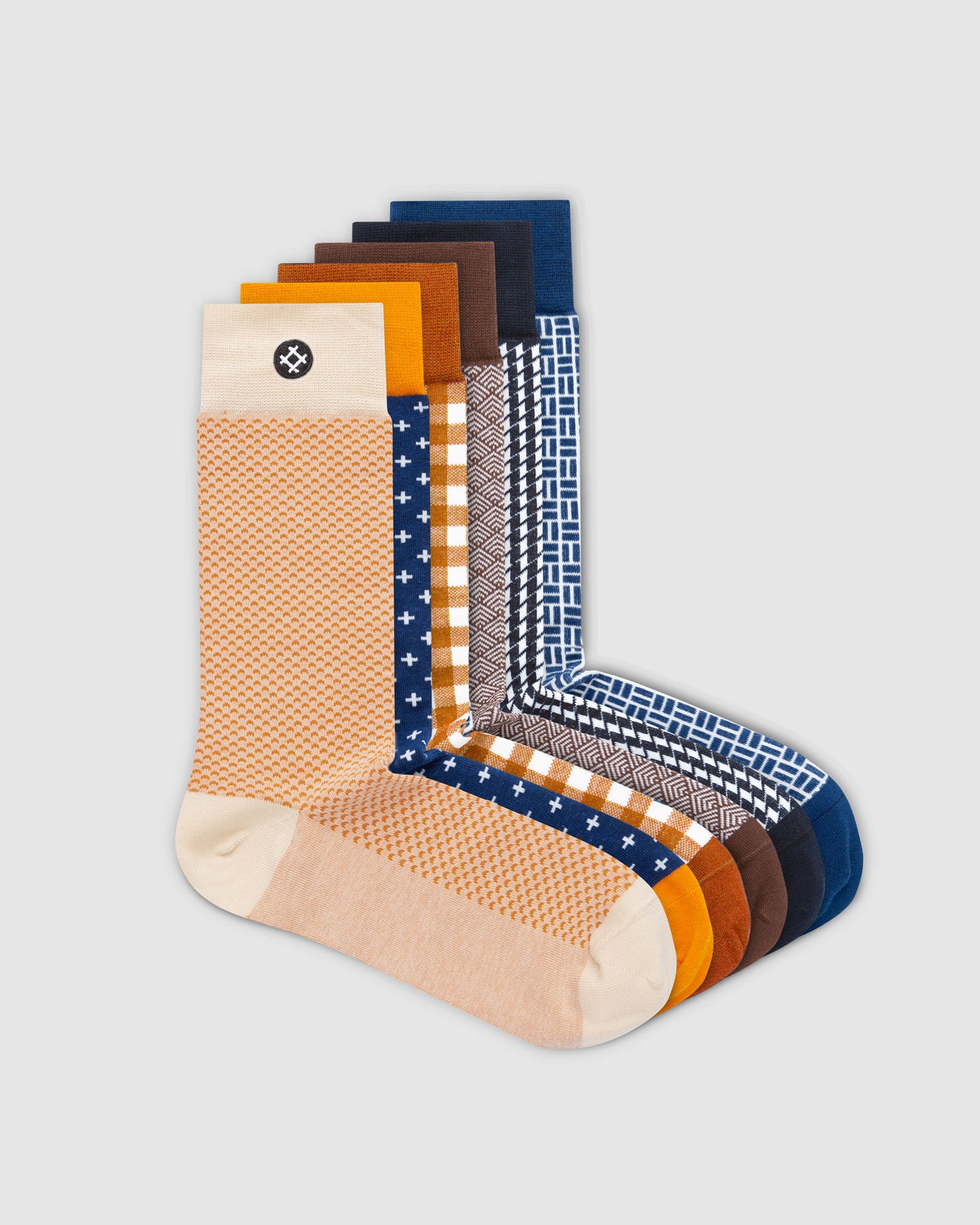 Floss 6 Pack Crew Socks