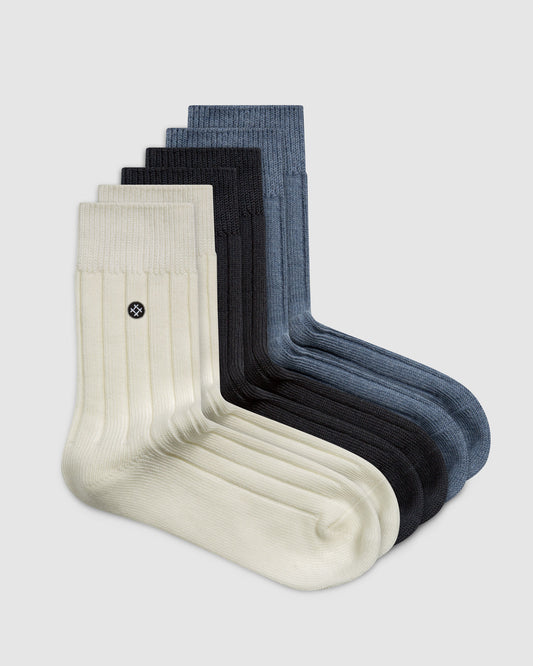 Cold 6 Pack Quarter Socks